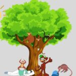 Cap Seller And Monkey Story Image